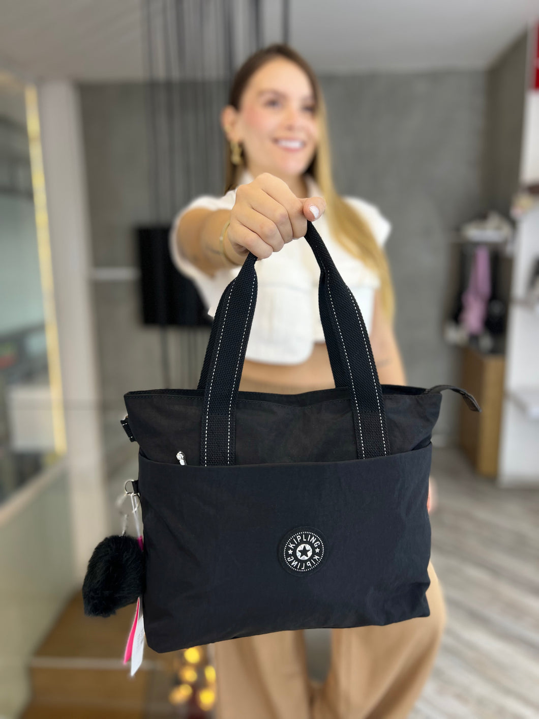 Bolso De Mano Negro