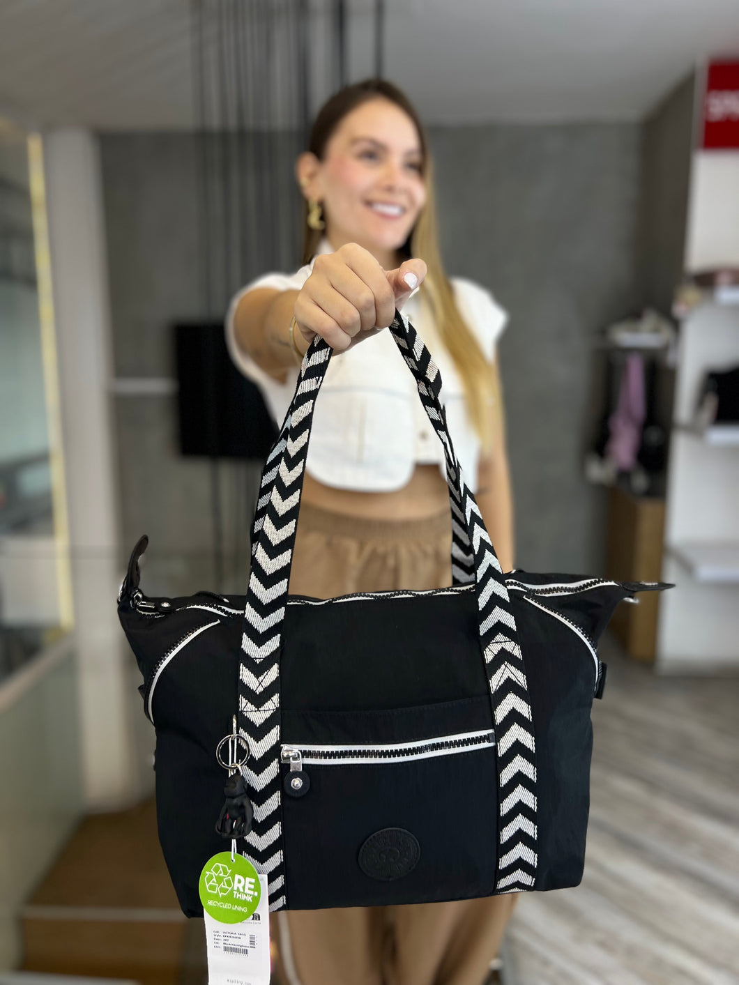 Bolso De Mano Negro