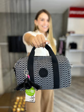 Cargar imagen en el visor de la galería, Bolso De Mano Negro Estampado

