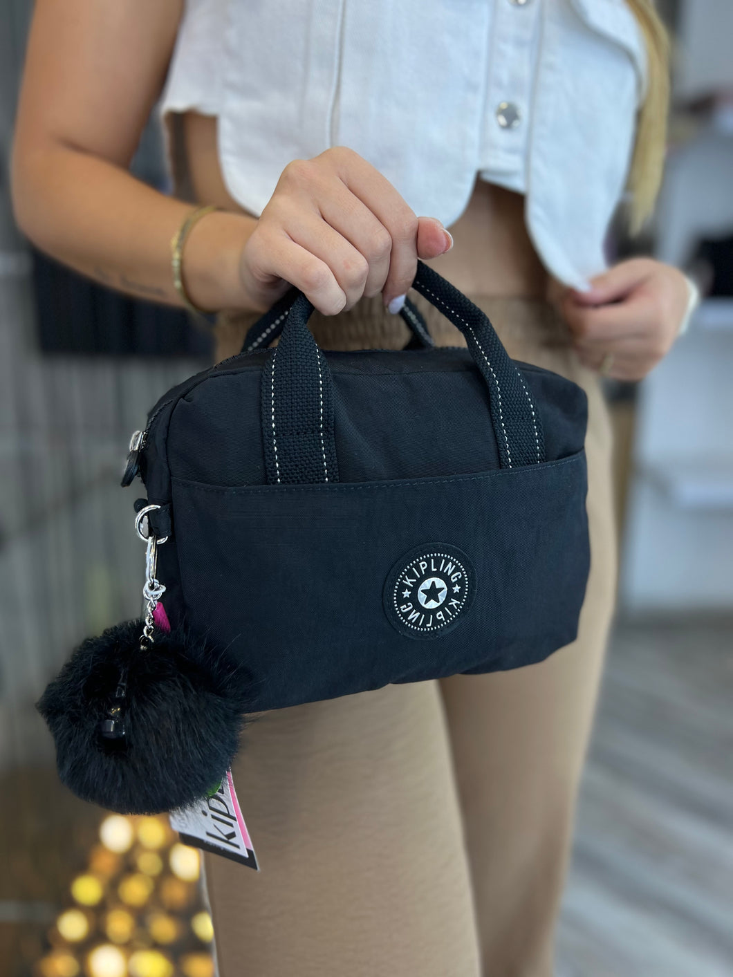 Bolso De Mano Negro